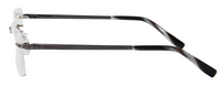 Thumbnail for Men Rimless Eyeglasses : Manny - Gun - SpecSMART Eye Clinic (Side View)