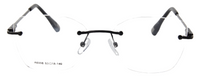 Thumbnail for Men Rimless Eyeglasses : Kosi - Black - SpecSMART Eye Clinic (Front View)