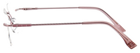 Thumbnail for Women Rimless Eyeglasses : Rose - Pink - SpecSMART Eye Clinic (Side View)