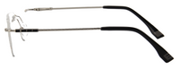 Thumbnail for Men Rimless Eyeglasses : Matt - Silver - SpecSMART Eye Clinic (Side View)