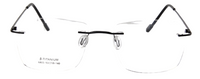 Thumbnail for Men Rimless Eyeglasses : Bryan - Black - SpecSMART Eye Clinic (Front View)