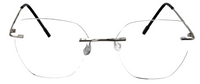 Thumbnail for Women Rimless Eyeglasses : Becky - Silver - SpecSMART Eye Clinic (Front View)