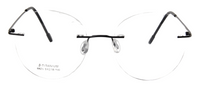 Thumbnail for Men Rimless Eyeglasses : Gravity - Black - SpecSMART Eye Clinic (Front View)