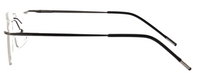 Thumbnail for Men Rimless Eyeglasses : Kay - Gun - SpecSMART Eye Clinic (Side View)