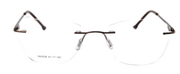 Thumbnail for Women Rimless Eyeglasses : Matha - Brown - SpecSMART Eye Clinic (Front View)