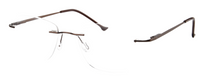 Thumbnail for Women Rimless Eyeglasses : Matha - Brown - SpecSMART Eye Clinic (Diagonal View)