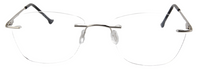 Thumbnail for Women Rimless Eyeglasses : Matha - Silver - SpecSMART Eye Clinic (Front View)