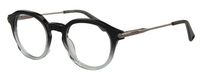 Thumbnail for Safari Men Afro Motif Eyeglasses: Megxo - Black Green - SpecSMART Eye Clinic (Diagonal View)