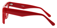 Thumbnail for Afro Motif Women Eyeglasses: Adaeze - Red - SpecSMART Eye Clinic (Side View)