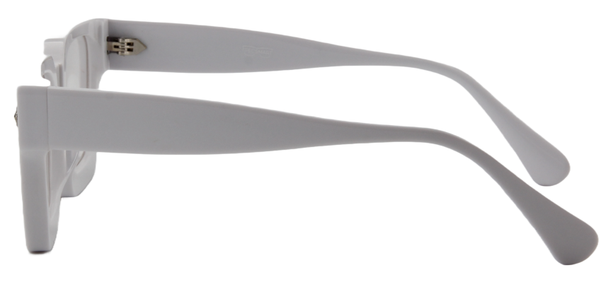 Afro Motif Women  Eyeglasses: Zainab - White  - SpecSMART Eye Clinic (Side View)