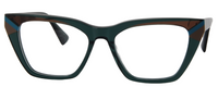Thumbnail for Afro Motif Women Eyeglasses: Ifunanya - Transparent Green - SpecSMART Eye Clinic (Front View)