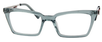 Thumbnail for Afro Motif Women Eyeglasses: Amaka - Transparent Green - SpecSMART Eye Clinic (Front View)