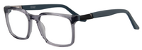 Thumbnail for Afro Motif Women Eyeglasses: Makena - Transparent Grey - SpecSMART Eye Clinic (Diagonal View)