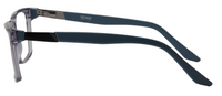 Thumbnail for Afro Motif Women Eyeglasses: Makena - Transparent Grey - SpecSMART Eye Clinic (Side View)