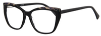 Thumbnail for Afro Motif Women Eyeglasses: Nia - Black - SpecSMART Eye Clinic (Diagonal View)