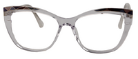 Thumbnail for Afro Motif Women Eyeglasses: Nia - Transparent - SpecSMART Eye Clinic (Front View)
