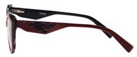 Thumbnail for Afro Motif Women Eyeglasses: Ayanna - Burgundy - SpecSMART Eye Clinic (Side View)
