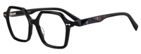 Thumbnail for Afro Motif Women Eyeglasses: Eno - Black - SpecSMART Eye Clinic (Diagonal View)