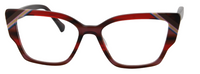 Thumbnail for Afro Motif Women Eyeglasses: Eshe - Red Brown - SpecSMART Eye Clinic (Front View)