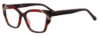 Thumbnail for Afro Motif Women Eyeglasses: Eshe - Red Brown - SpecSMART Eye Clinic (Diagonal View)