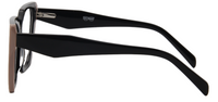 Thumbnail for Afro Motif Women Eyeglasses: Yara - Black Nude - SpecSMART Eye Clinic (Side View)