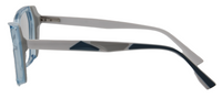 Thumbnail for Afro Motif Women Eyeglasses: Buhle - Transparent Blue White - SpecSMART Eye Clinic (Side View)