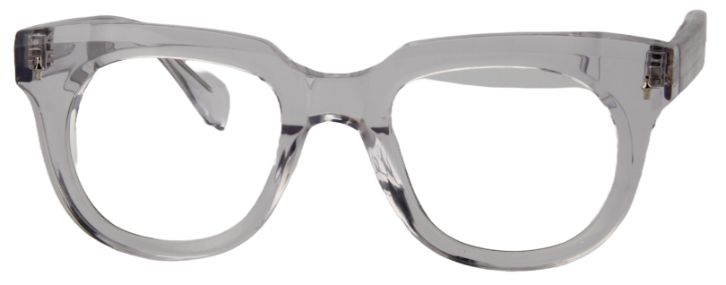 Safari Men Afro Motif Eyeglasses: Oba - Transparent - SpecSMART Eye Clinic (Front View)