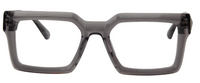 Thumbnail for Safari Men Afro Motif Eyeglasses: Kwame - Transparent Grey - SpecSMART Eye Clinic (Front View)