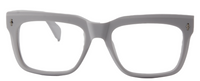 Thumbnail for Safari Men Afro Motif Eyeglasses: Zubairu - White - SpecSMART Eye Clinic (Front View)