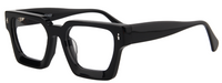Thumbnail for Safari Men Afro Motif Eyeglasses: Sekou - Black - SpecSMART Eye Clinic (Diagonal View)