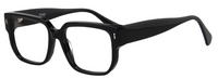 Thumbnail for Safari Men Afro Motif Eyeglasses: Uche - Black - SpecSMART Eye Clinic (Diagonal View)