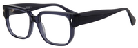 Thumbnail for Safari Men Afro Motif Eyeglasses: Uche - Transparent Navy Blue - SpecSMART Eye Clinic (Diagonal View)