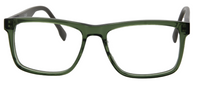 Thumbnail for Safari Men Afro Motif Eyeglasses: Olumide - Transparent Green Brown - SpecSMART Eye Clinic (Front View)