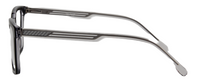 Thumbnail for Safari Men Afro Motif Eyeglasses: Abiola - Black Transparent - SpecSMART Eye Clinic (Side View)