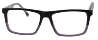 Thumbnail for Safari Men Afro Motif Eyeglasses: Fela - Black Grey - SpecSMART Eye Clinic (Front View)