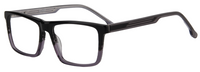 Thumbnail for Safari Men Afro Motif Eyeglasses: Fela - Black Grey - SpecSMART Eye Clinic (Diagonal View)