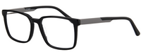Thumbnail for Safari Men Afro Motif Eyeglasses: Thabo - Black Grey - SpecSMART Eye Clinic (Diagonal View)