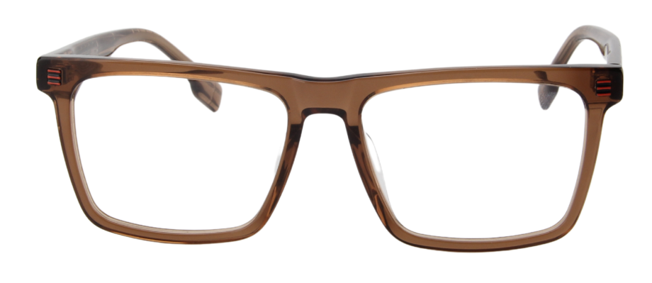 Safari Men Afro Motif Eyeglasses: Thabo - Brown - SpecSMART Eye Clinic (Front View)