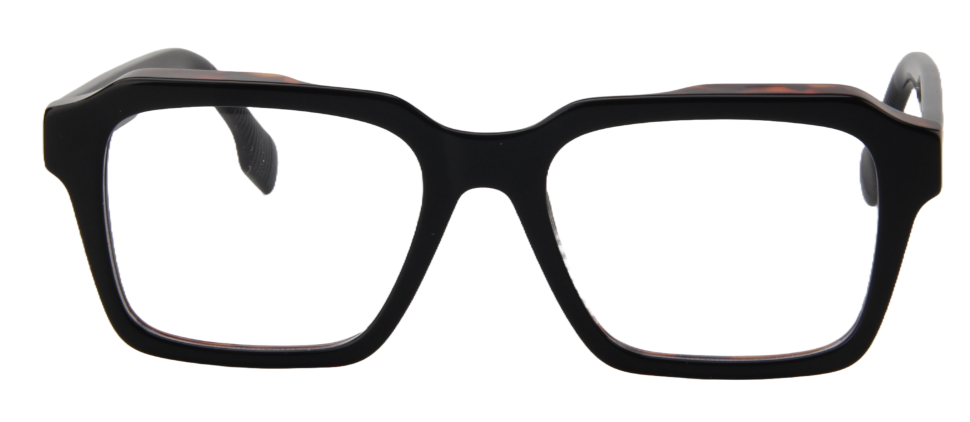 Safari Men Afro Motif Eyeglasses: Azizi - Black Tortoise - SpecSMART Eye Clinic (Front View)