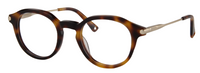 Thumbnail for Safari Men Afro Motif Eyeglasses: Megxo - Demi Gold - SpecSMART Eye Clinic (Diagonal View)