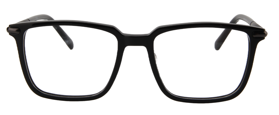 Safari Men Afro Motif Eyeglasses: Kossi - Demi Gun - SpecSMART Eye Clinic (Front View)