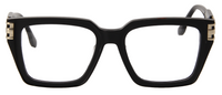 Thumbnail for Safari Men Afro Motif Eyeglasses: Kel - Black Gold - SpecSMART Eye Clinic (Front View)