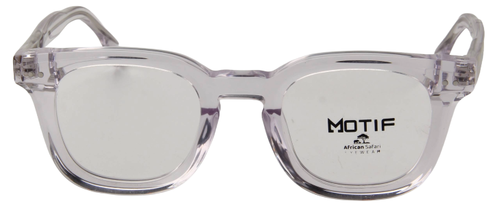 Safari Men Afro Motif Eyeglasses: Ebuka - Clear - SpecSMART Eye Clinic (Front View)