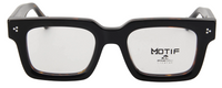 Thumbnail for Safari Men Afro Motif Eyeglasses: Chukuwudi - Black Brown Demi - SpecSMART Eye Clinic (Front View)