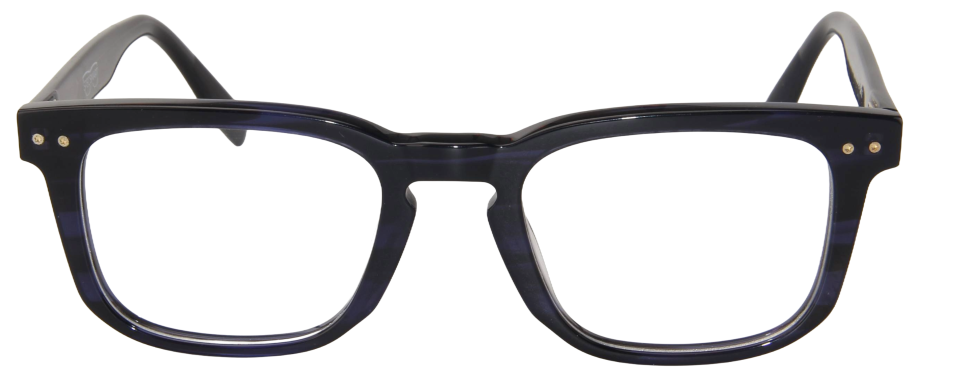 Safari Men Afro Motif Eyeglasses: Dike - Black - SpecSMART Eye Clinic (Front View)