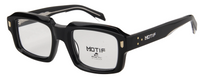 Thumbnail for Safari Men Afro Motif Eyeglasses: Itoro - Black - SpecSMART Eye Clinic (Diagonal View)
