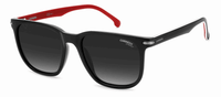 Thumbnail for Designer Unisex Carrera Eyeglasses: Carrera 300/S-Striped Black(2) - SpecSMART Eye Clinic (Diagonal View)