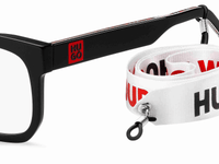 Thumbnail for Premium Men Hugo Eyeglasses: HG 1223-Black Pattern Black - SpecSMART Eye Clinic (Zoom View)