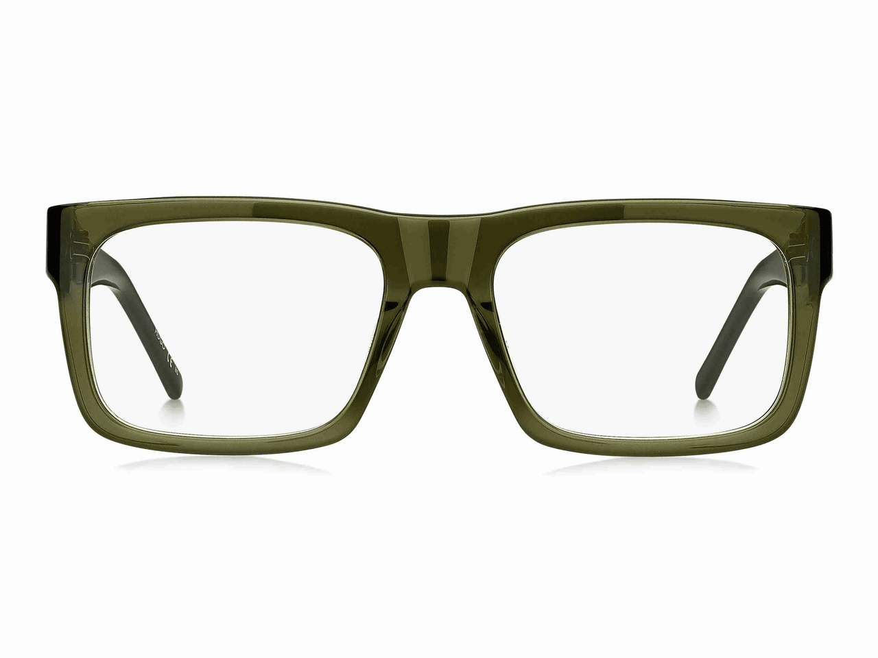 Premium Men Hugo Eyeglasses: HG 1257-Green - SpecSMART Eye Clinic (Front View)