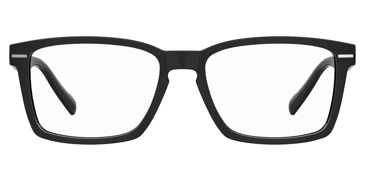 Premium Men Pierre Cardin Eyeglasses: P.C. 6258-Black - SpecSMART Eye Clinic (Front View)